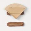 New Wooden Coffee Filter Holder Wall-mounted Coffee Filter Storage Container Coffee Filter Dispenser For V Shape Filter Holder