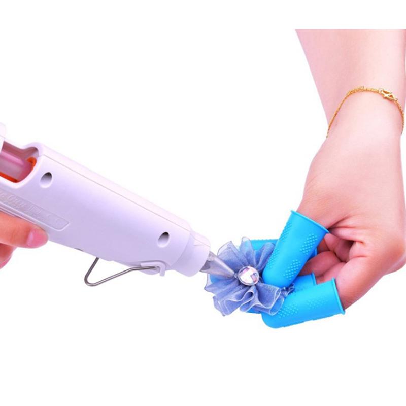 3 Stück Silikon-Fingerschutzhülle, schnittfest, hitzebeständig, rutschfest