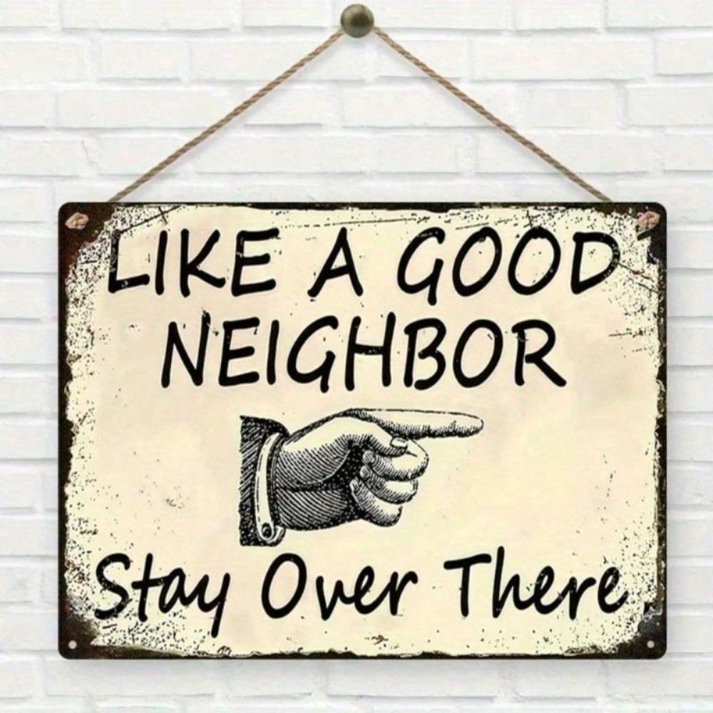 Retro Vintage Metal Sign Wall Decor 20x30cm Industrial Home Office Art