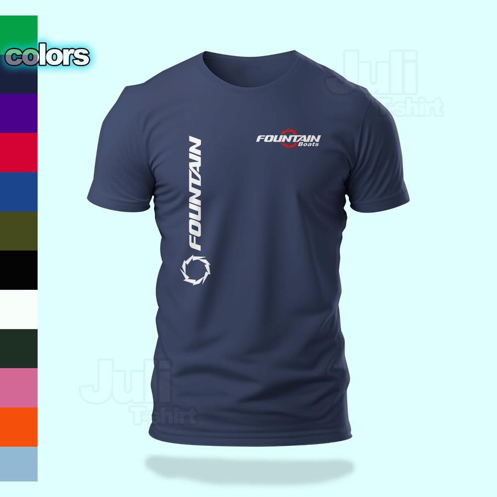 Fountain Power Boats Logo funny t-shirt  Size S-5XL USA Unisex T-Shirt XXXL