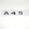 3D ABS Glossy Black Car Fender Badge Turbo 4MATIC Sticker Rear Trunk AMG Emblem A45 Logo For Mercedes Benz A 45 AMG W176 W177 RM1
