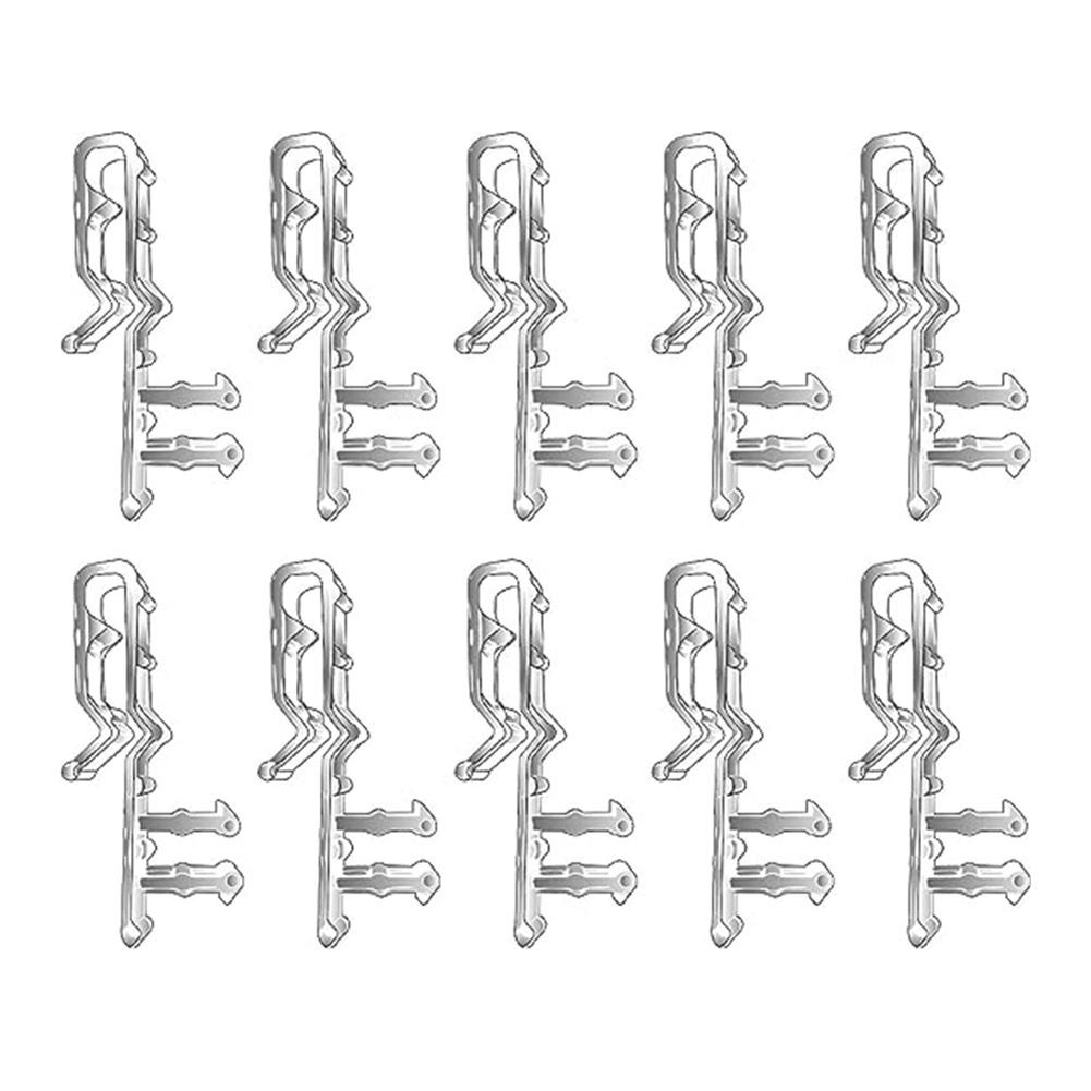 24pcs Plastic Valance Clips Clear Horizontal Blind Clips Wood Blind Valance Replacement Window Blind Clips Decorative Blinds