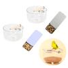 Bird Toilet Stand For Parrots Training Sett With Removable Tray Safe Substance Cage Mounting Pet Bird Accessory