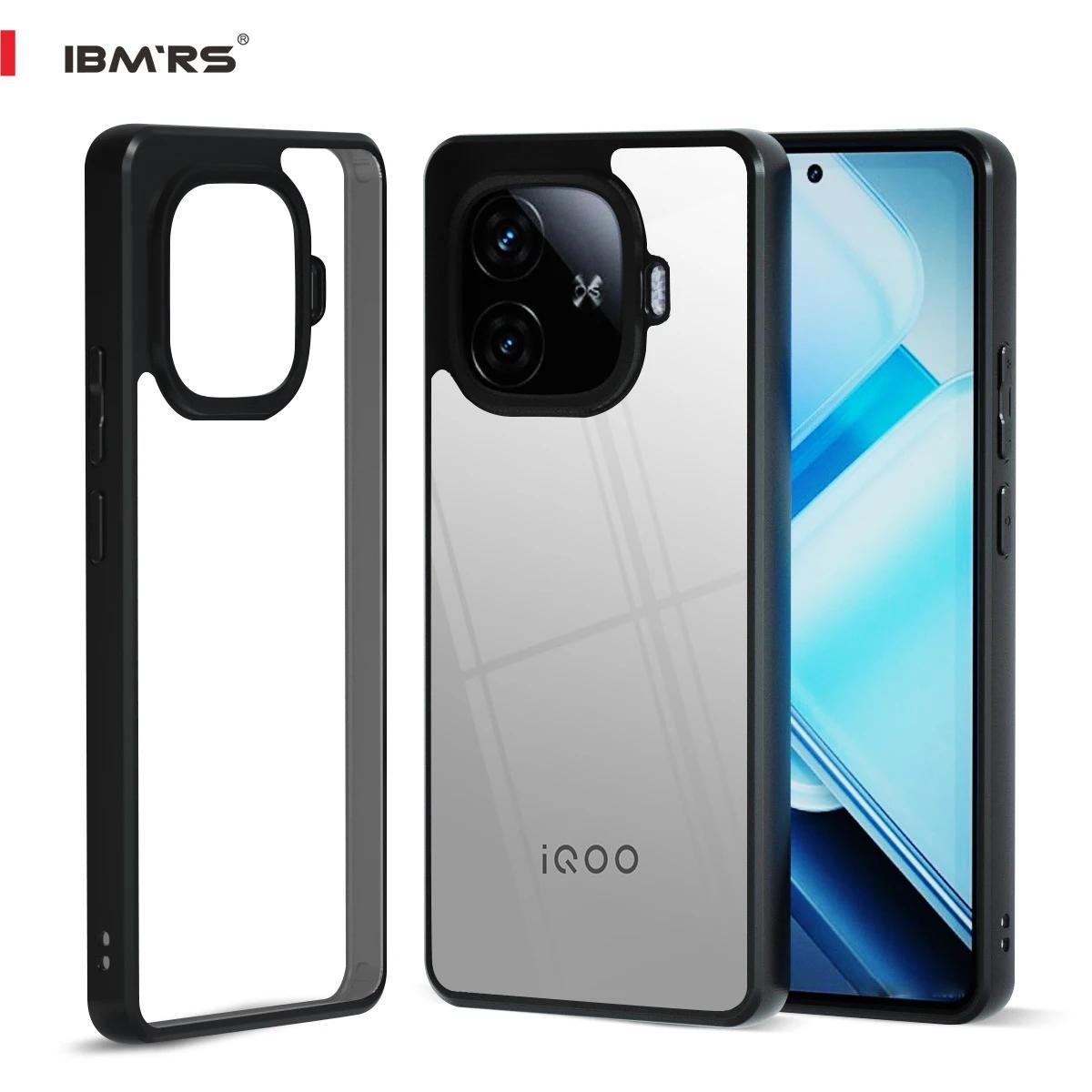 

(Comes with wrist strap)IBMRS for vivo Y200 GT Case,Military Grade Drop Tested, Matte Translucent Hard Back Slim Protective Case. Camo Black прозрачный
