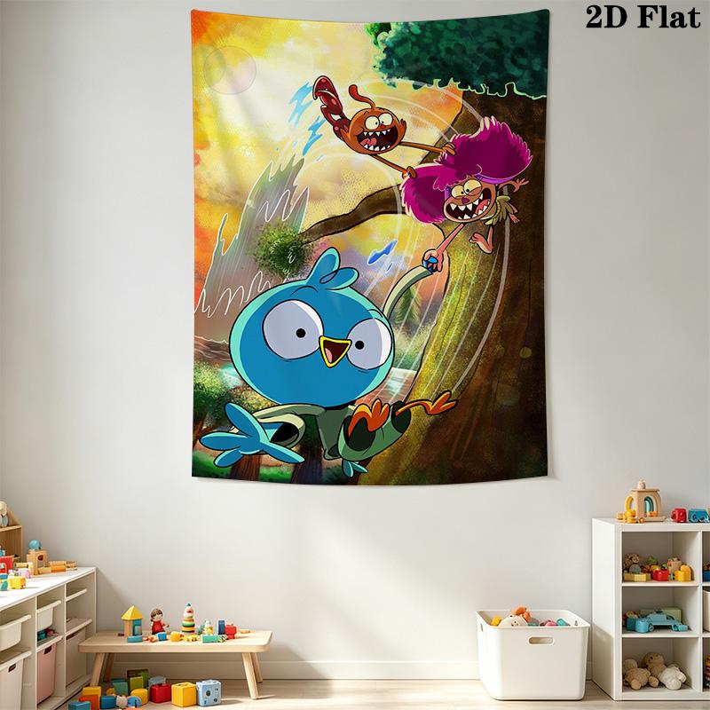Anime Characters Pattern Home Decor Tapestry, Wall Hanging, Decorative RV Wall Cloth.XGT0914303