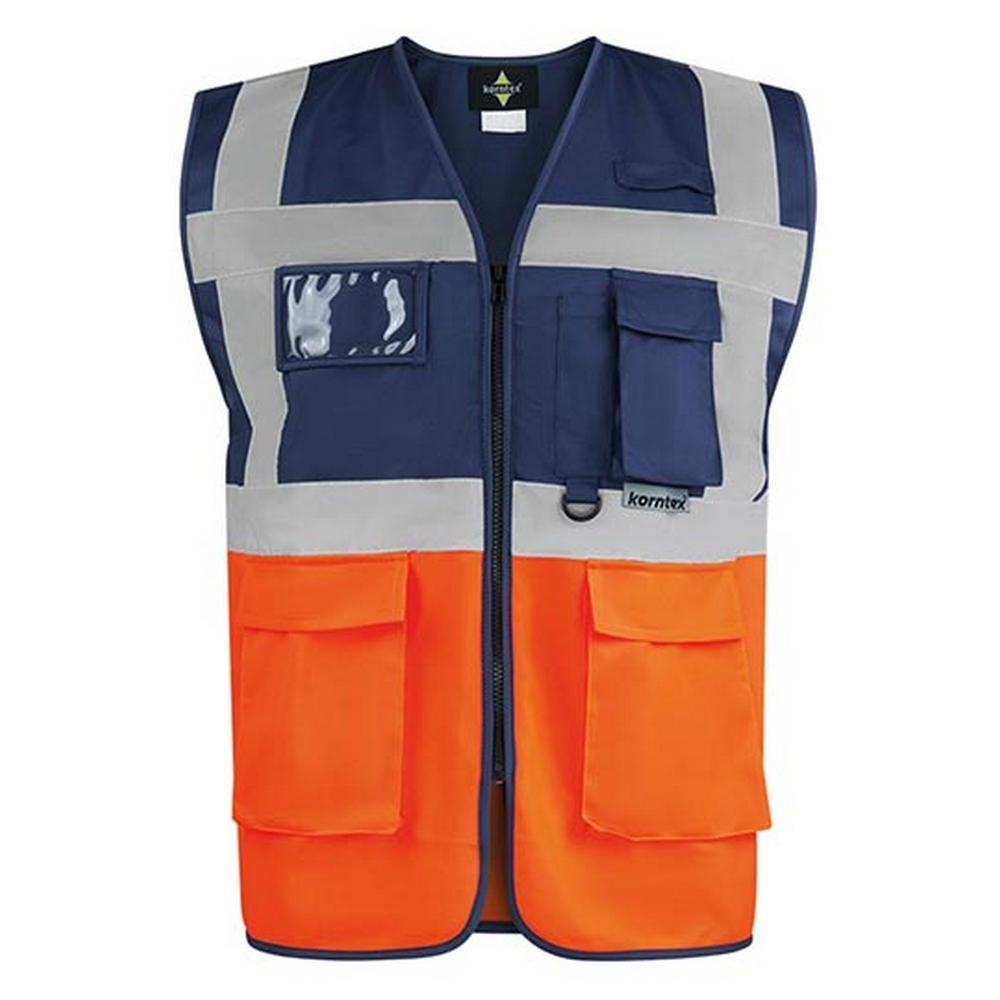 Korntex Unisex Adult Executive Berlin Multi-Functional Hi-Vis Vest