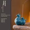 Porcelain Horse Stick Incense Holder Creative Tea Table Ornaments Aromatherapy Burner Fragrance Censer Home Decor