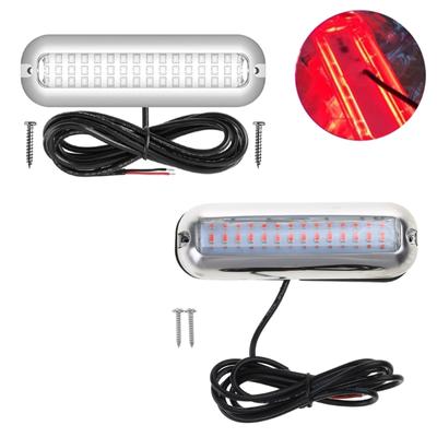 Loď Vodotesné Námorné Svetlo Nerezové Svetlo 42LEDs 10-30V Paluba Podvodné Povrchová Montáž Výletná Loď Jachta