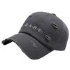 Chrome Crane Baseball Cap with Distressed Logo, Adjustable Brim, UV Protection, Outdoor, Men's and Women's, CB421 (Gray)