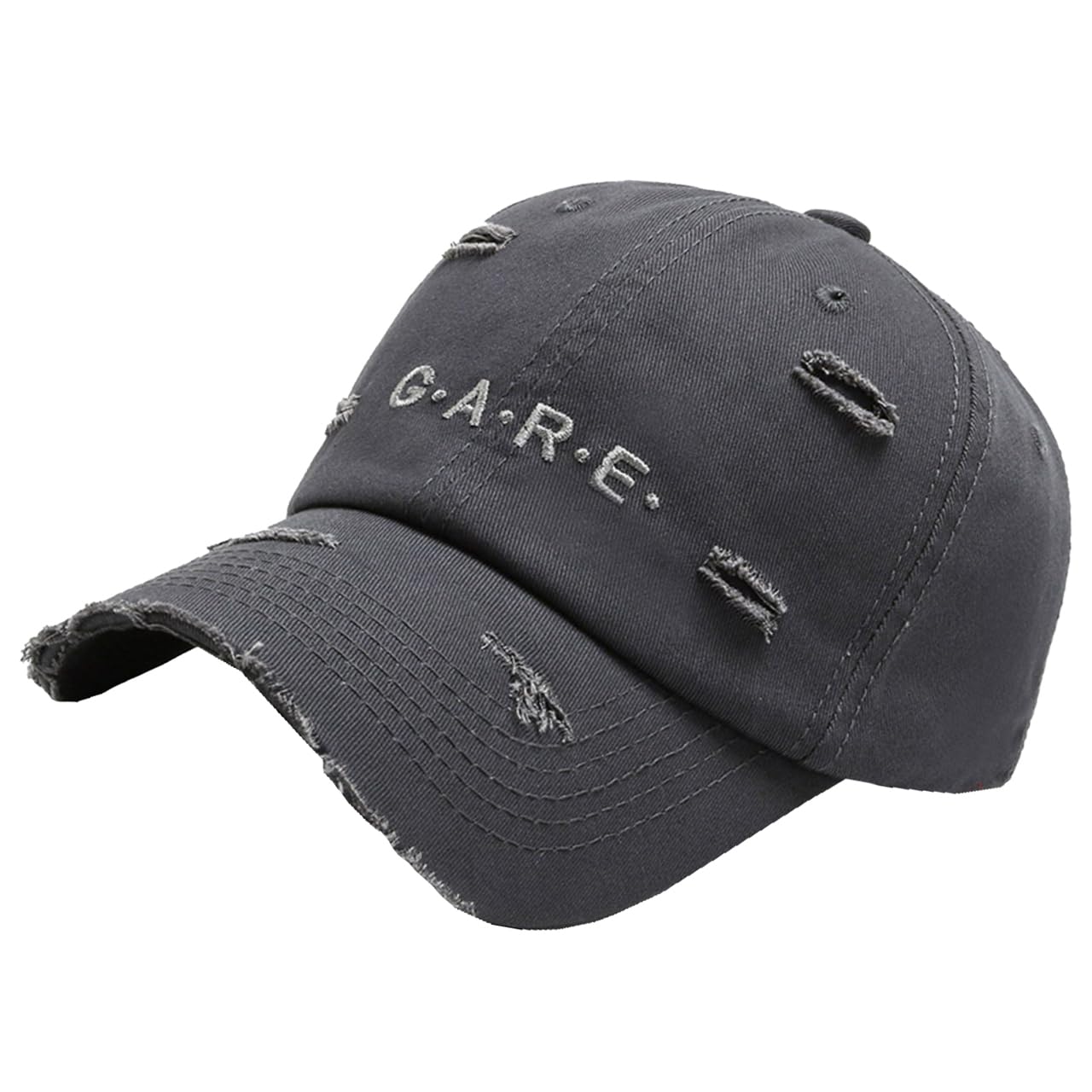 

Chrome Crane Baseball Cap with Distressed Logo, Adjustable Brim, UV Protection, Outdoor, Men s and Women s, CB421 (Gray)