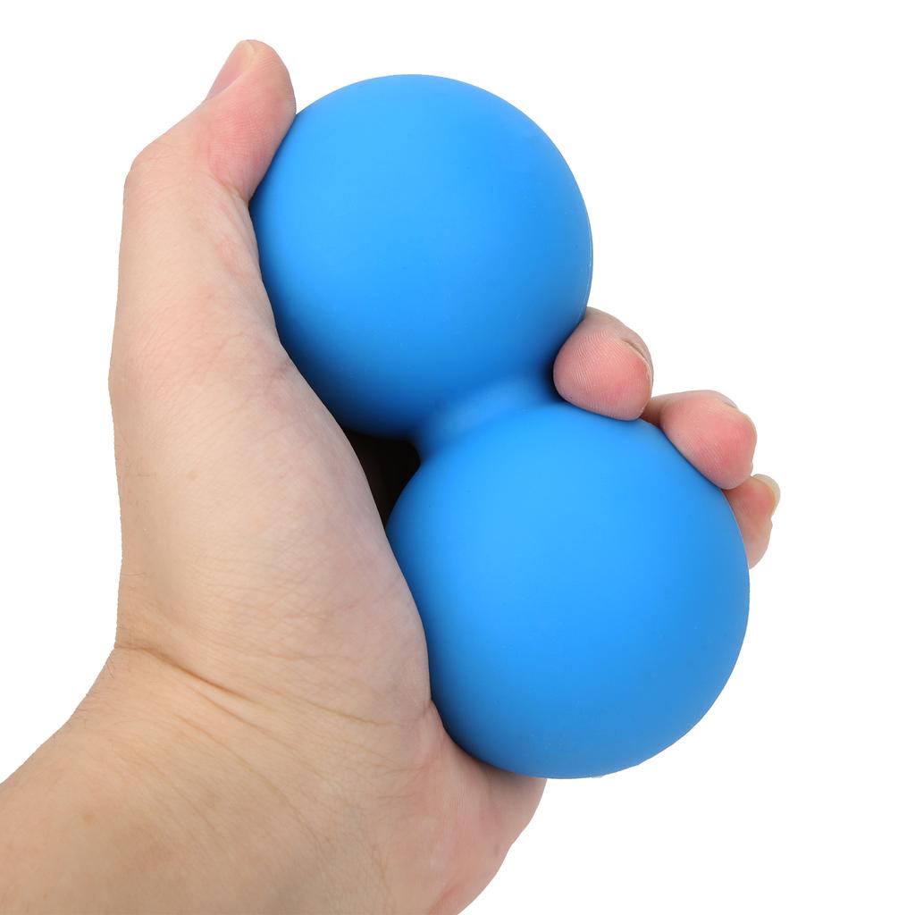 Silica Gel Exercise Peanut Ball Yoga Gym Fitness Body Relax Massage Ball Relieve PainBlue