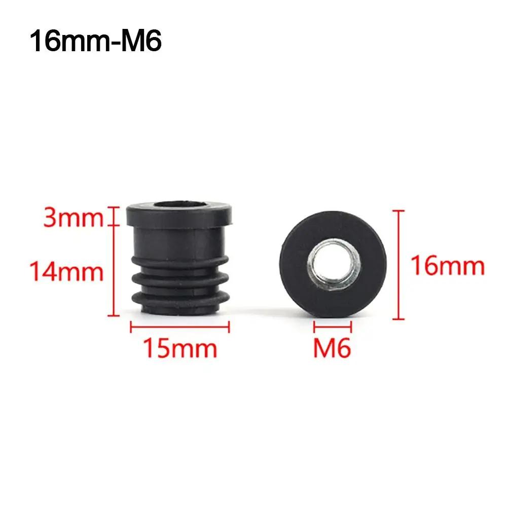 Черная заглушка отверстия под болт пылезащитная крышка пластиковая круглая труба внутренняя заглушка заглушка торцевая мебель