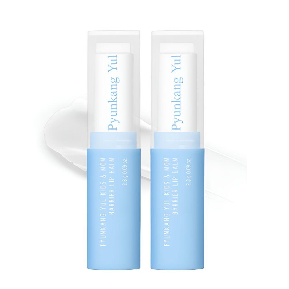Pyunkang Yul Kids and Mom Barrier Lip Balm 2.8g x 2ea Set - Gentle Deep Moisturizing Lip Care for Sensitive Skin