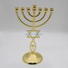 Y3NA 12 Tribes of Israel Menorah Jerusalem Candlestick 7 Branch Je Holder