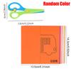 48Sheets Paper Cut Scissors Available Multicolor Lines Animals Vehicles Paper Cutting Gifts Handmade Activities Party Favors ZYF