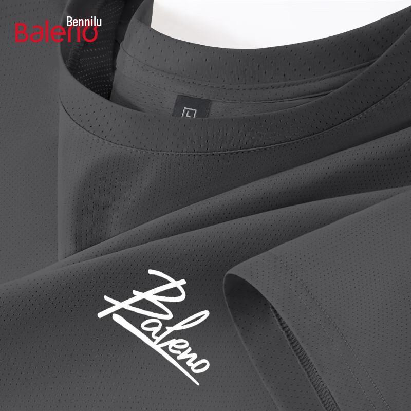Baleno Men's 2026 Summer Ice Silk Breathable Mesh Cooling Sport T-shirt