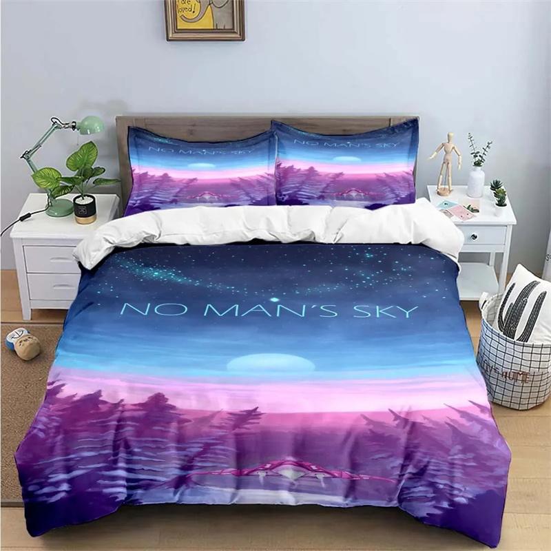 Anime 3D Game N-No-Man's-Sky Print Bedding Sets Bed Supplies Set Duvet Cover Bed Comforter Set Bedding Set Luxury Gift