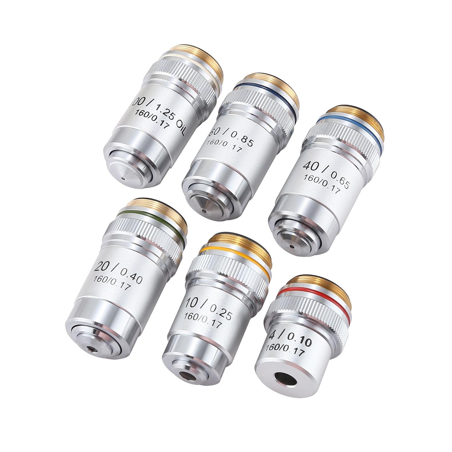 

0,17 мм стеклянная крышка ахроматическая объективная линза аксессуар объектив