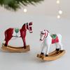 Christmas Hanging Horse Figurines Decorative Realistic Horse Toys for Horses Party Favors Decor