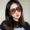 2024 Ochelari de soare pătrați supradimensionați, vintage, pentru femei, ochelari de soare cu oglindă de marcă retro, pentru femei, negru, portocaliu, modă, culori bomboane