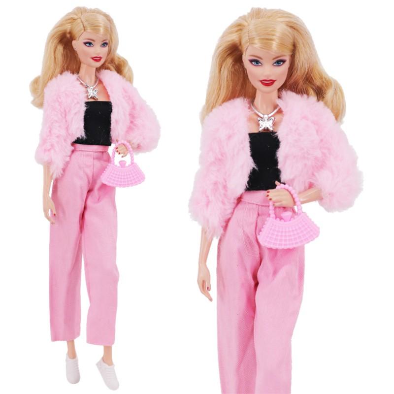 Latest 11.5 Inch Doll Clothes 30Cm Doll Fashion Dress-Up Clothes Skirt+Jacket Accessories 1/6 Doll Supermodel Doll Plaything Clothing Set