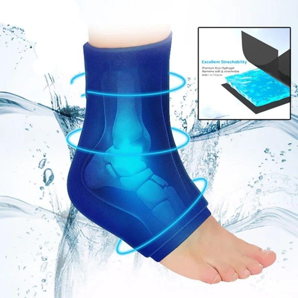 Cooling Gel Ice Ankle 360° Ice Pack Wrist Brace One Size Fits All Solid Gel Ankle  Office