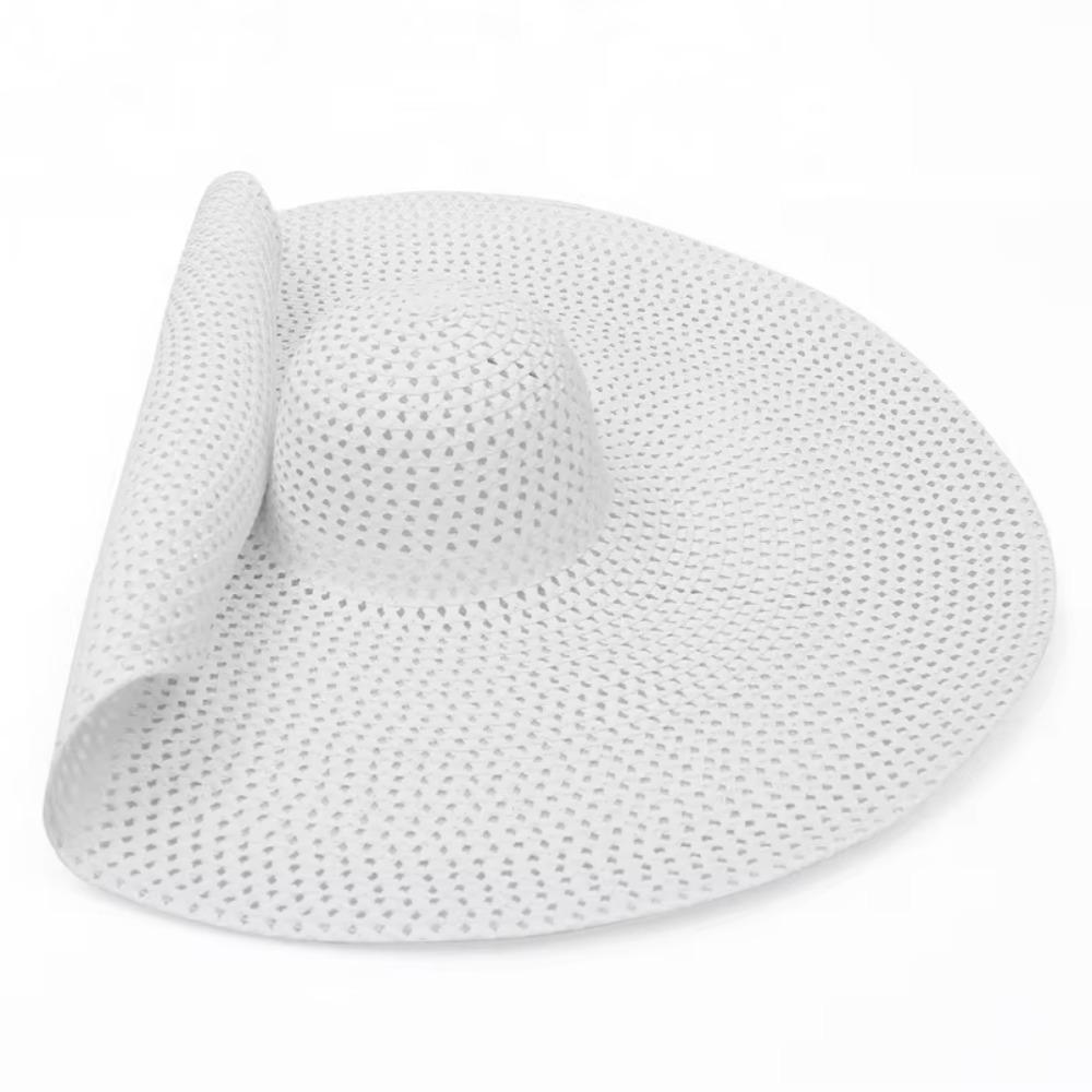 Straw Straw Hat UV Protection Bucket Hat New Sunshade Cap  Outdoor Garden Fishing Vacation