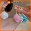 Boucles D'oreilles Bohémiennes Pour Femmes, Jolies Coquillages D'étoile De Mer, Breloques, Mode Été Plage Vacances, Bijoux, Allection