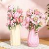 Romantic Flower Bouquets Building Blocks Set - Floral Assembly Construction Toy For  Holiday Gift Idea