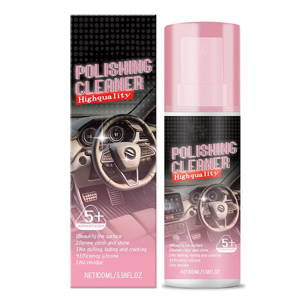 Automotive Interior Polishing Agent Cleaner Decontamination Maintenance Agent Car Plastic Restorer Back To Black Gloss