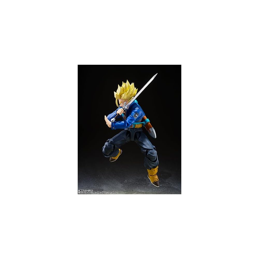 TAMASHII NATIONS S.H. Figuarts Dragon Ball Z Super Saiyan Trunks Future Boy 140mm PVC ABS Action Figure