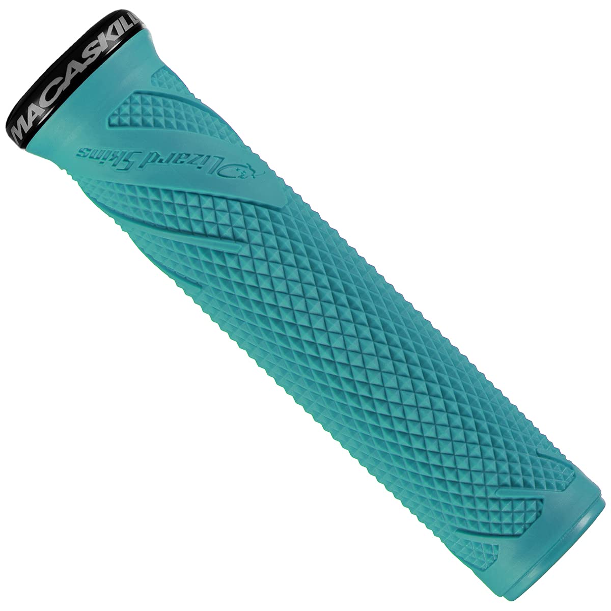 

Lizard Skins Danny MacAskill Single Clamp Bicycle Handlebar Pair Lock-On Grips, 29.0mm Diameter, Teal, (LOMAC420)
