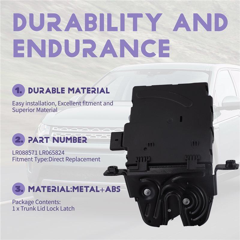 A58X-Tailgate Lock Actuator For Land Rover Freelander Discovery Sport 2017-2024 LR088571 LR065824 Car Trunk Lid Lock Latch
