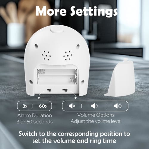 GeeRic Visual Timer, 60-Minute Desk Timer for Study, Classroom, Kitchen, Countdown Timer, Kids Time Manager Tool with Alarm