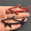 3D Metal Car Styling Sticker Hollow Fish Shark Emblem Badge Decals Automobiles Motorcycle Computer Fuel Cap Accessories 2025