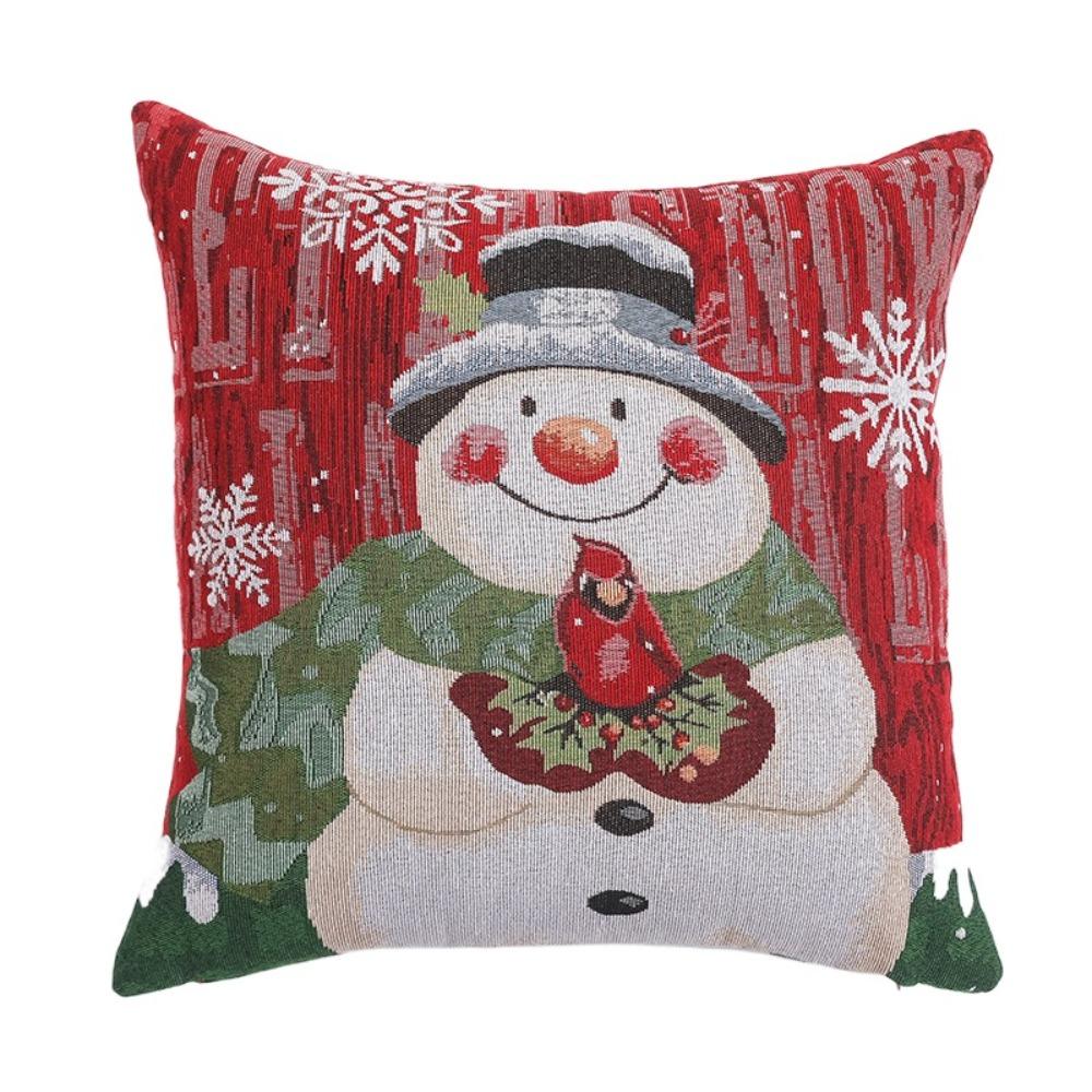 INS Style Christmas Pillowcase Snowflake Cushion Cover Throw Pillowcover Living Room/Office