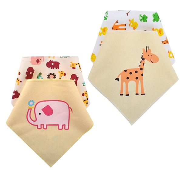 

Нагрудник-шарф Stardoor Animal, слон и жираф, 4 шт., 1 шт.