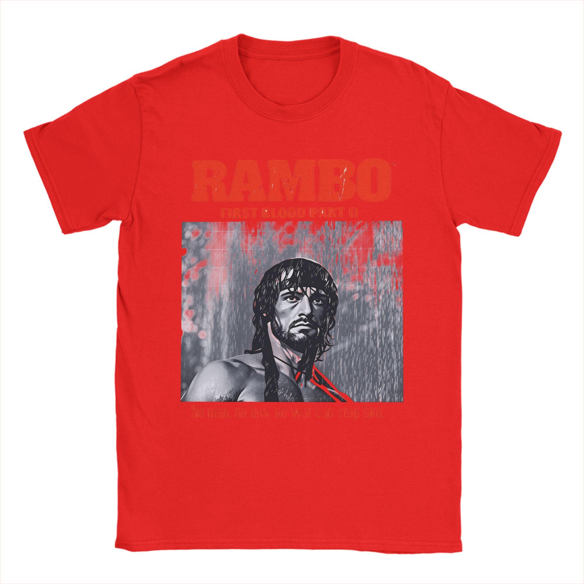 Rambo First Blood John In Ravine I Didnt Do Anything Cotton TShirt For Mens Leisure Tee Shirt Oversize Casual Clothing S