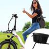 Pet Carrier Cycle Basket Cycling Basket Detachable Basket Waterproof Folding Multi-Purpose Basket For Small Pets For Pet