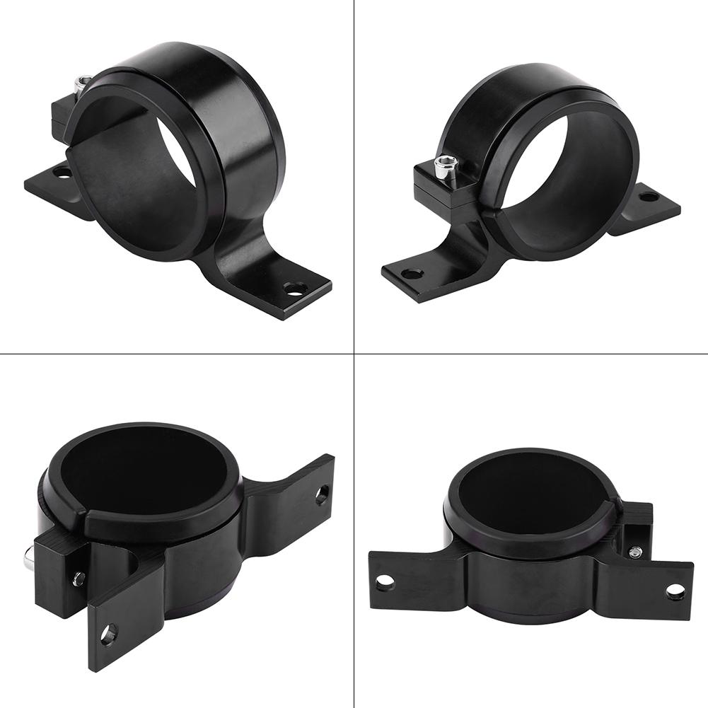 Aluminum Alloy 60mm Car Fuel Pump Mount Mounting Bracket Single Filter Clamp Cradle