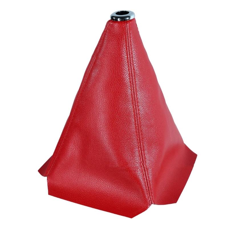Car Leather Gear Shifter Knob Frame Gear Lever Dust Boot Cover Automatic Manual