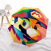 1pc Mario Automatic Open/close Folding Portable Cute Cute Umbrella  with 8-Ribs Structure for Women/Men, All-Season Use  A0901038