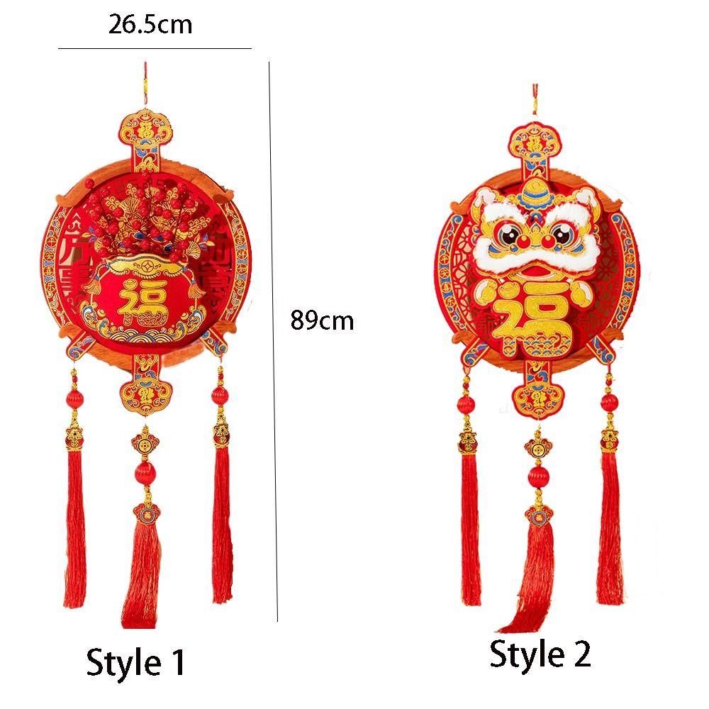 Traditional Hanging Decoration Three-dimensional Spring Festival Pendant  Chinese New Year