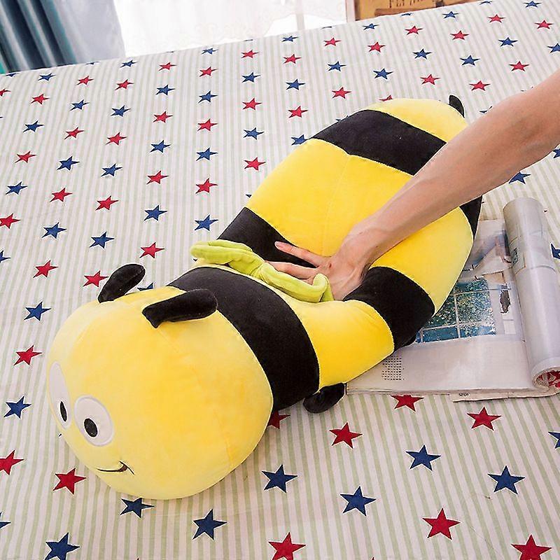45cm Bee Plush Toy, Soft Yellow Bumblebee Pillow Plush Doll, Internet Celebrity Soft Plush Toy, Gift for Kids