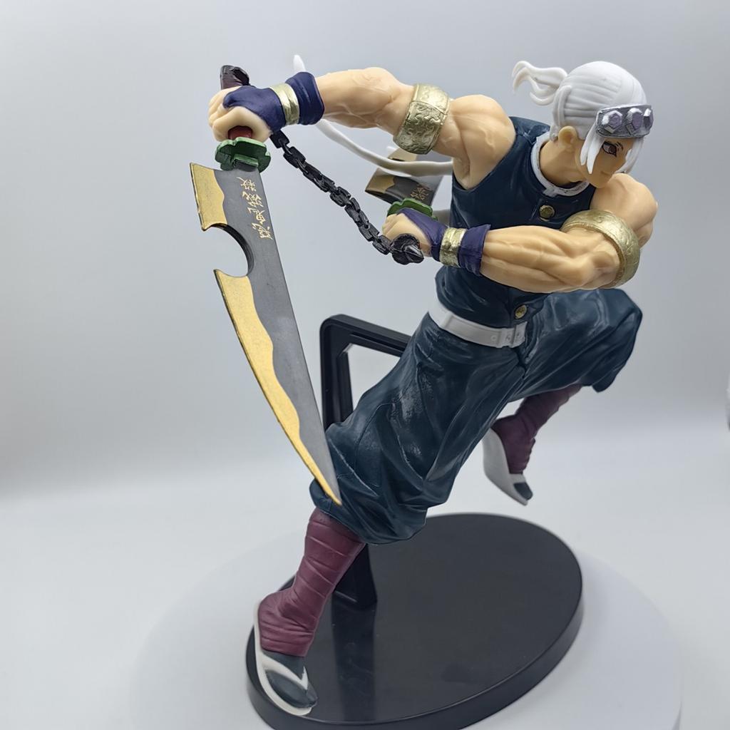 Figurka Anime Uzui Tengen Wzór Bojowy Dekoracja Model PVC Figurka Akcji Statua Zabawki Dla Dzieci Prezent