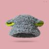 Winter Pretty Sheep Ear Hat for Women Korean Cute Lamb Fisherman Hat for Womens Warm Cashmere Hat