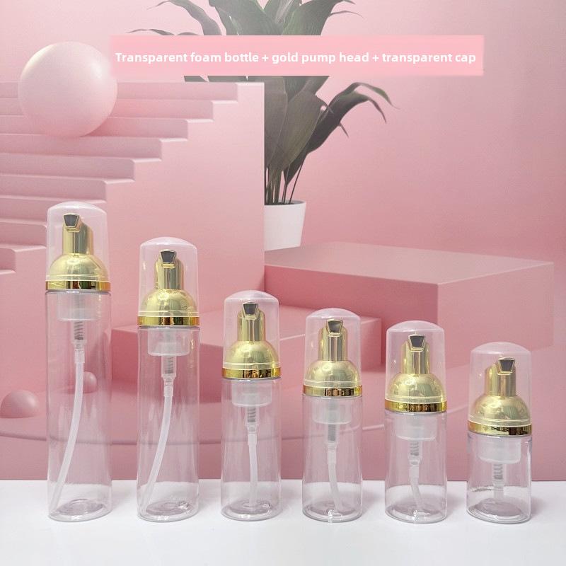 Transparent Foaming Bottle, 30ml/50ml/60ml - Ideal for Mousse, Lotion, or Eyelash Cleaning Liquid