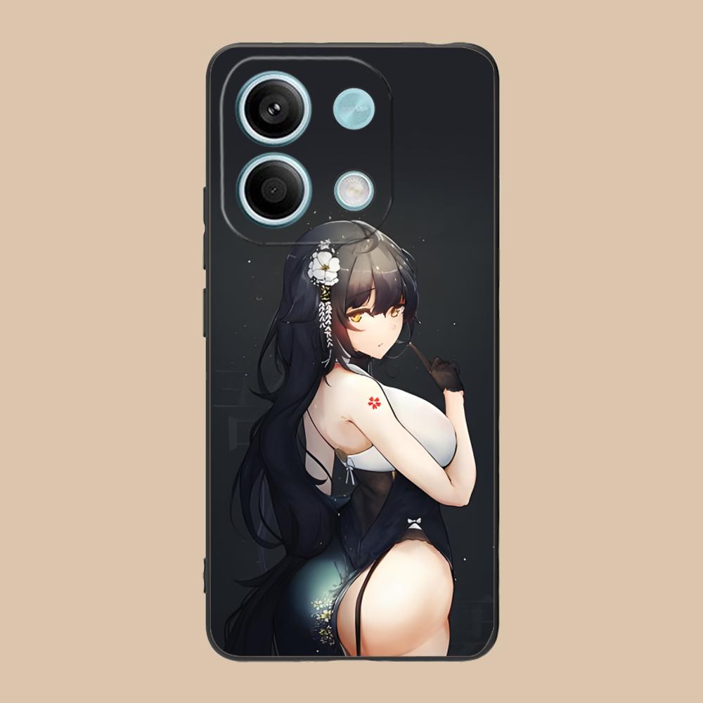 Azur Lane Azuma Mobile Phone Case for POCO F6 F5 F4 F3 F2 Pro GT C40 Colour Printing Protective Smartphone Pretty Cellphones