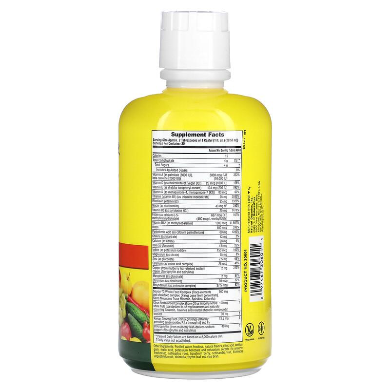 Source of Life, Liquid Multivitamin & Mineral Supplement, Tropical Fruit, 30 fl oz (887.10 ml)