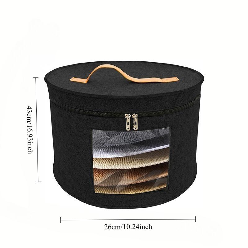 1/2pcs Hat Storage Bucket Foldable Storage Bag Multifunctional Storage Bag Suitable for Storing Hats